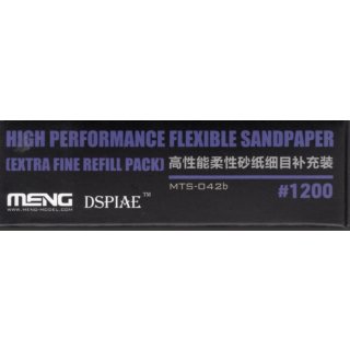 High Performance Flexible Sandpaper (Extra Fine Refill Pack/1200#)