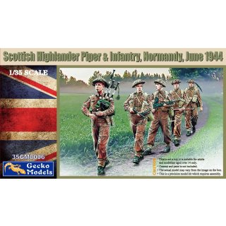 1:35 Scottish Highlander Piper & Infantrie - Normandy
