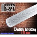 Strukturwalze - Holländische Ziegel 15mm
