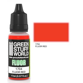 Fluor Farbe - Rot 17ml